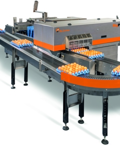 BigPacker 70 w/curve 180deg and tray stacker 3Ph 60Hz 400V